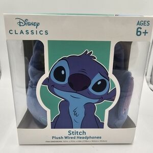 Stitch push headphone disney 3.5mm new 2024 6y+